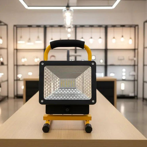 Rechargeable Portable LED Work Light with Stand,30LEDs,50W Water-resistant by dealonline.co.nz