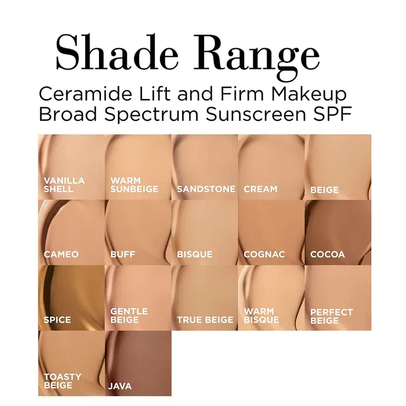 Ceramide Lift and Firm Makeup SPF 15 PA++, TOASTY BEIGE by dealonline.co.nz