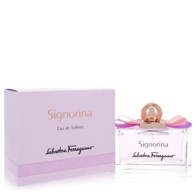 Brands HD Eau De Toilette Spray Signorina Eau De Toilette Spray by Salvatore Ferragamo 100 ml Signorina Eau De Toilette Spray by Salvatore Ferragamo 100 ml
