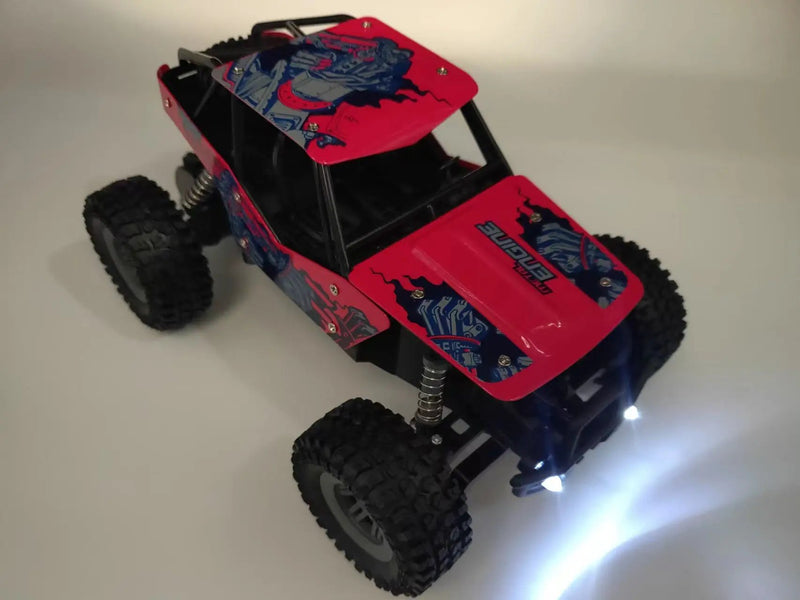 2.4GHz Rechargeable Remote Control Mountain Racing Car 15KM/H with Light by dealonline.co.nz