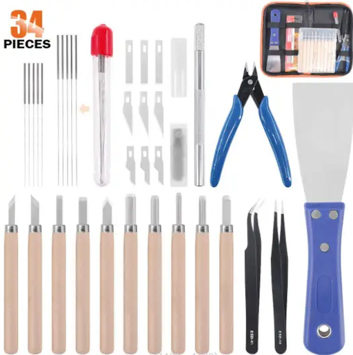 34PCS 3D Printer Accessories Tool Kit by salelink.co.nz