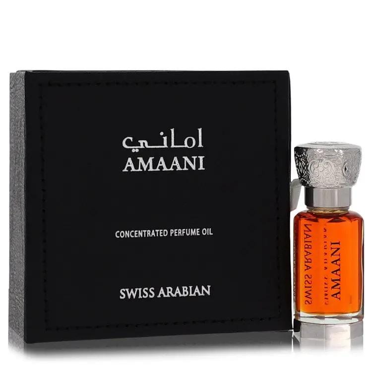 Brands HD Perfume Oil (Unisex) Swiss Arabian Amaani Perfume Oil (Unisex) by Swiss Arabian 12 ml Swiss Arabian Amaani Perfume Oil (Unisex) by Swiss Arabian 12 ml