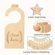 7PCS Baby Closet Size Divider Nursery Wardrobe Divider Hangers by salelink.co.nz
