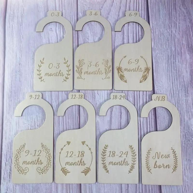 7PCS Baby Closet Size Divider Nursery Wardrobe Divider Hangers by salelink.co.nz