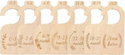 7PCS Baby Closet Size Divider Nursery Wardrobe Divider Hangers by salelink.co.nz