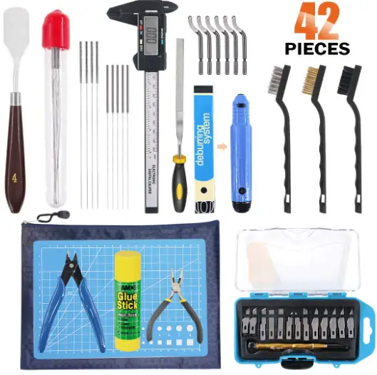 42PCS 3D Printer Accessories Tool Kit by salelink.co.nz