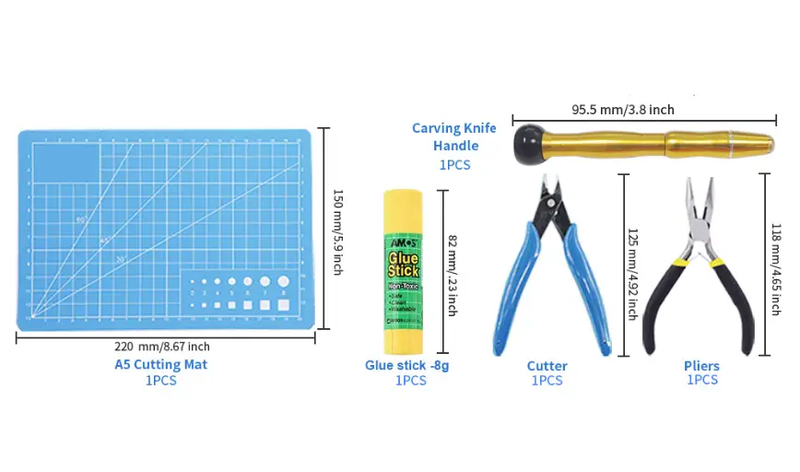 42PCS 3D Printer Accessories Tool Kit by salelink.co.nz