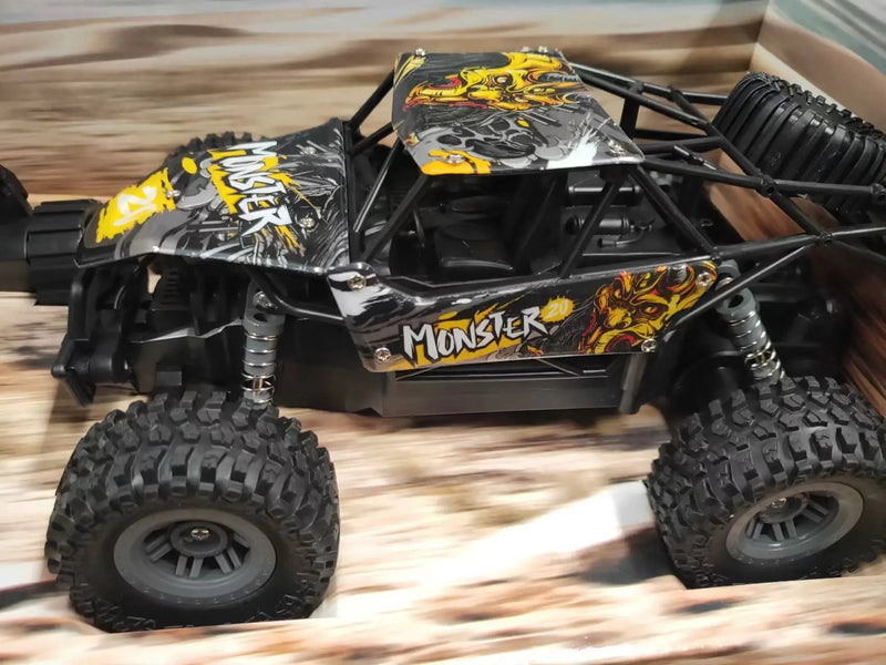 2.4GHz Rechargeable Remote Control Mountain Racing Car 15KM/H with Light by dealonline.co.nz