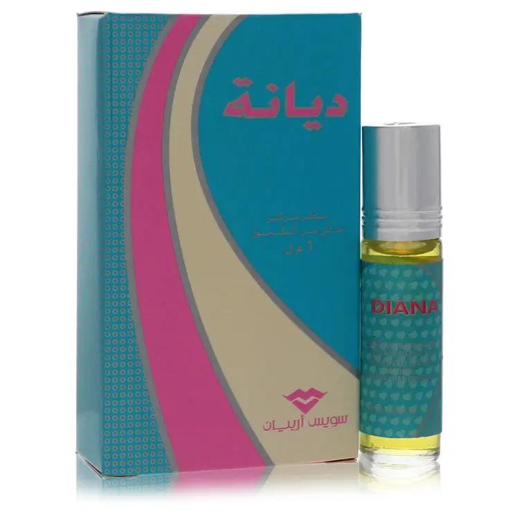 Brands HD Concentrated Perfume Oil Free from Alcohol (Unisex) Swiss Arabian Diana Concentrated Perfume Oil Free from Alcohol (Unisex) by Swiss Arabian 6 ml Swiss Arabian Diana Concentrated Perfume Oil Free from Alcohol (Unisex) by Swiss Arabian 6 ml