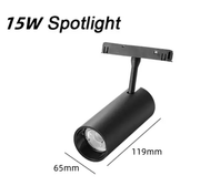 LED 15W Spot Light Magnetic Track Light Warm White by salelink.co.nz