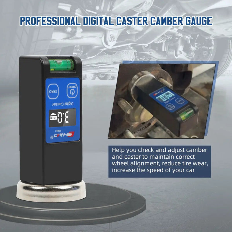 Digital Caster Camber Gauge Car Truck LCD Strut Magnetic Wheel Alignment Tool by salelink.co.nz