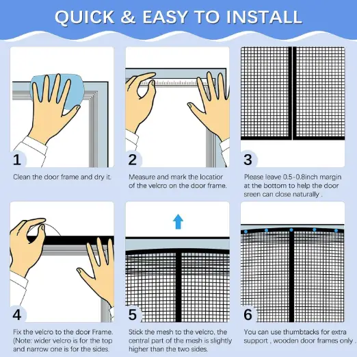 Garage Door Screen - 488 x 213cm by salelink.co.nz
