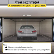Garage Door Screen - 488 x 213cm by salelink.co.nz