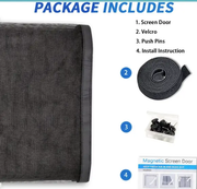Garage Door Screen - 488 x 213cm by salelink.co.nz