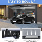 Garage Door Screen - 488 x 213cm by salelink.co.nz