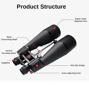 80MM Objective Lens 16MM Precision Eyepiece Variable 30x Professional Telescope by salelink.co.nz