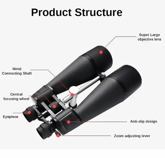 80MM Objective Lens 16MM Precision Eyepiece Variable 30x Professional Telescope by salelink.co.nz