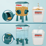 Poultry Waterer Chicken Feeder for Chicken Quail Duck Goose Turkey by salelink.co.nz