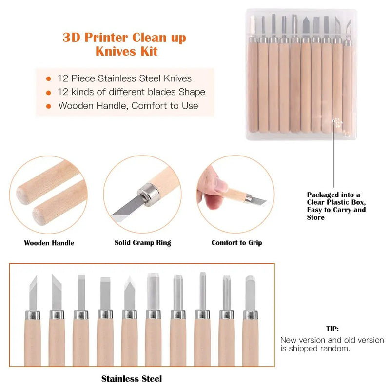 34PCS 3D Printer Accessories Tool Kit by salelink.co.nz