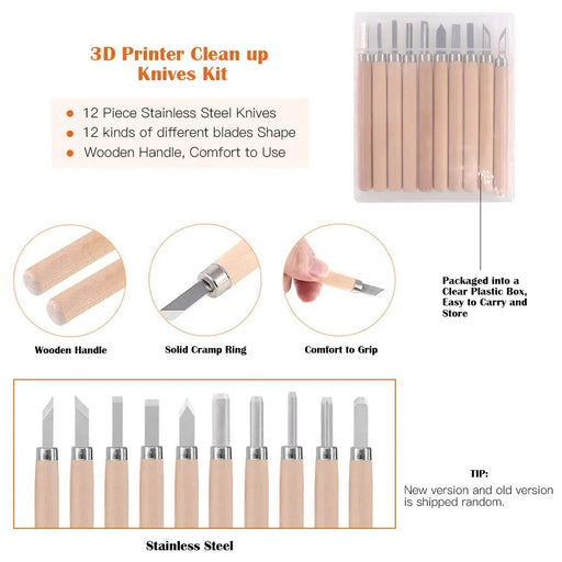 34PCS 3D Printer Accessories Tool Kit by salelink.co.nz