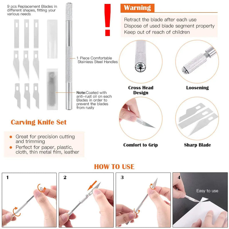34PCS 3D Printer Accessories Tool Kit by salelink.co.nz