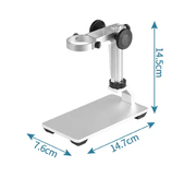 Aluminum Alloy Stand Holder for USB/Wi-Fi Digital Microscope, Universal Diameter Metal Mount by salelink.co.nz