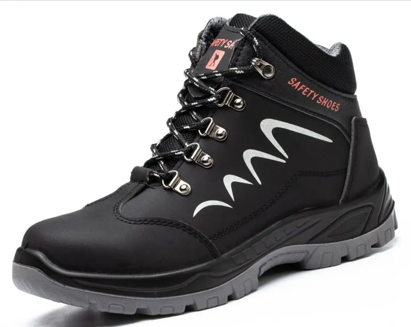 Work Safety Shoes Breathable Steel Cap Industrial Lightweight Construction by dealonline.co.nz
