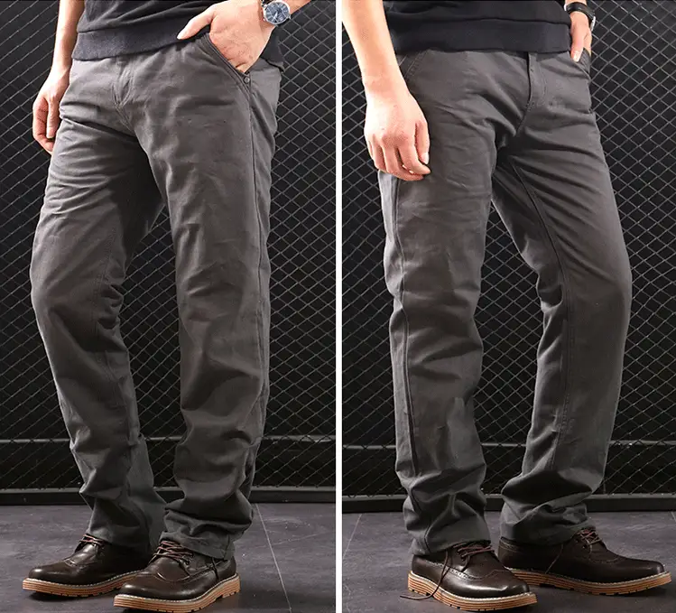 Work Pants Cotton Size 30,31,32,33,34,35 Black Grey Green by dealonline.co.nz