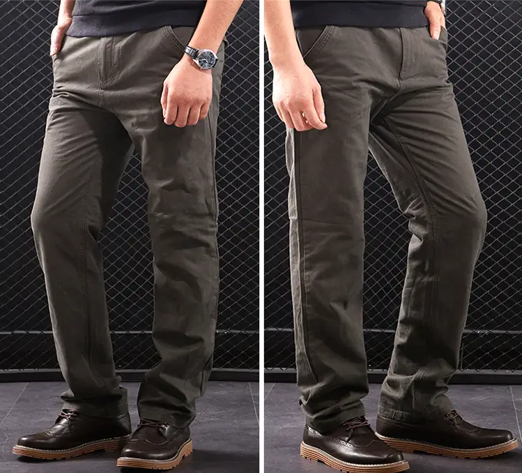 Work Pants Cotton Size 30,31,32,33,34,35 Black Grey Green by dealonline.co.nz