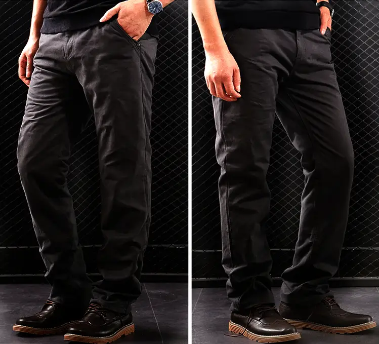 Work Pants Cotton Size 30,31,32,33,34,35 Black Grey Green by dealonline.co.nz