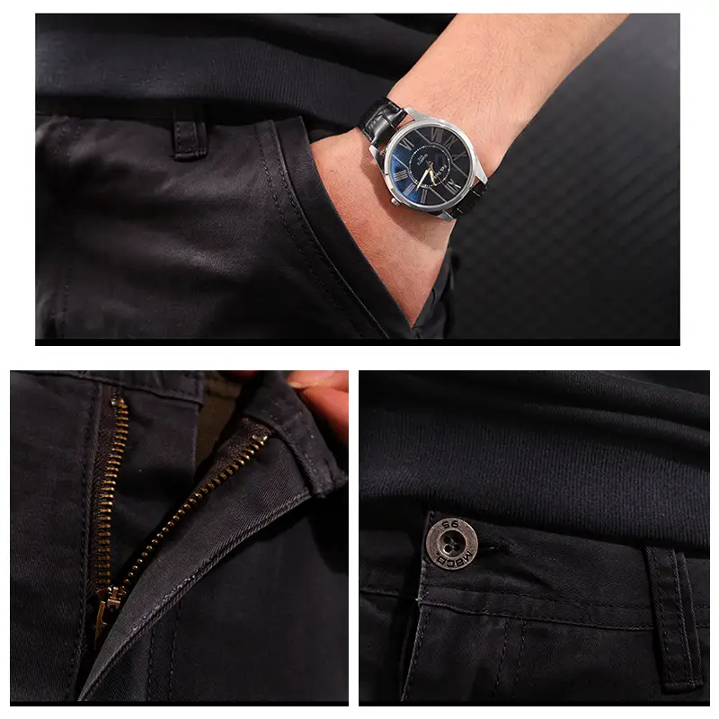 Work Pants Cotton Size 30,31,32,33,34,35 Black Grey Green by dealonline.co.nz
