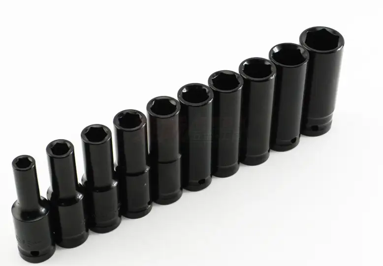 10pc 1/2 Inch Drive Deep Impact Socket Tool Set 8mm-22mm by dealonline.co.nz