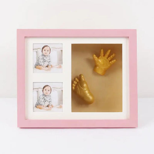 Hand Casting Kit with Shadow Box Frame - Plaster Hand Mold Baby Casting Kit for Infant Hand & Foot Molding, Perfect for First Birthday, Christmas & Newborn Gifts by Resin Art NZ