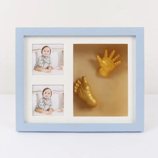 Hand Casting Kit with Shadow Box Frame - Plaster Hand Mold Baby Casting Kit for Infant Hand & Foot Molding, Perfect for First Birthday, Christmas & Newborn Gifts by Resin Art NZ