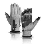 Desers Waterproof Winter Fishing Gloves With Two Finger Flip Conductive Tips Unisex Waterproof Winter Fishing Gloves Conductive Tips