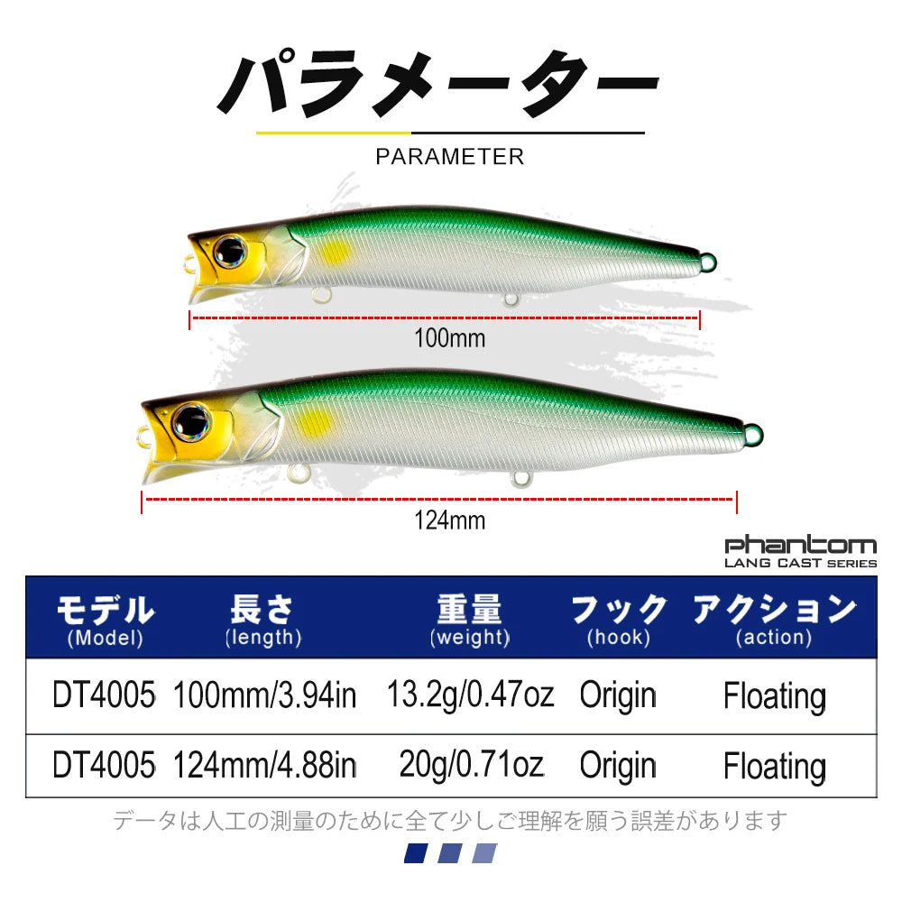 D1 Topwater Popper Fishing Lures 100mm 13.2g 124mm 20g Hard Baits Saltwater Floating Wobblers For Seabass Pesca Tackle - Action Outdoors Kiwi