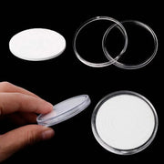 20Pcs Clear Round 40mm Direct Fit Airtight Coin Capsules Fits 5 Different Sized Coins by NZ Diver