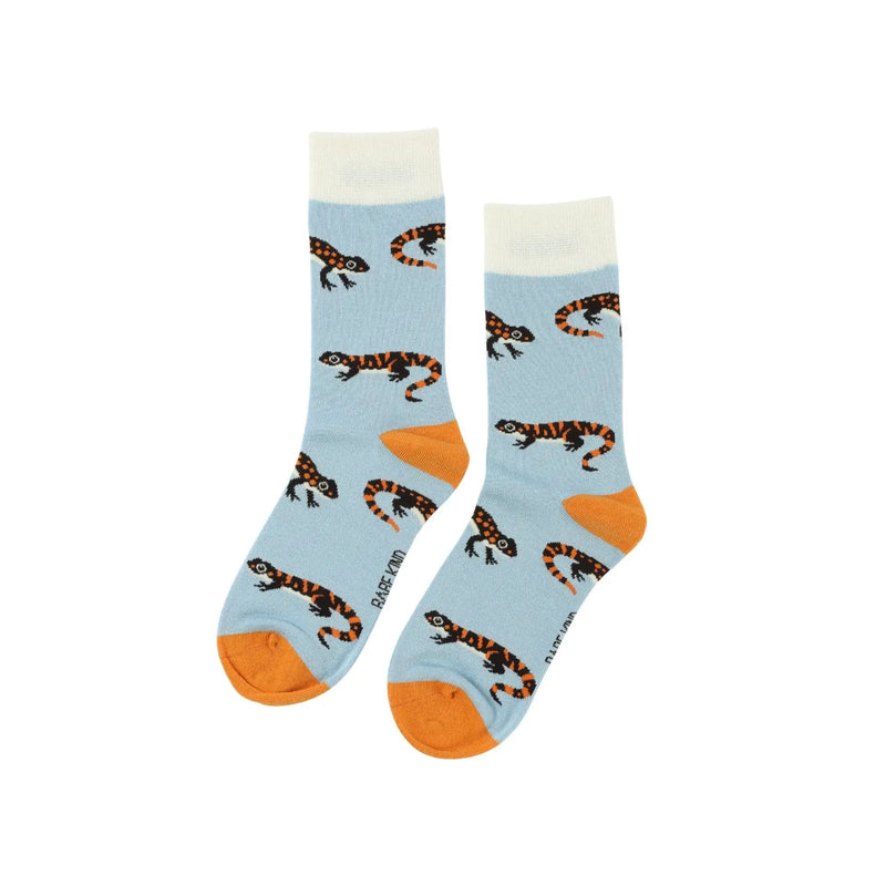Save the Salamander Bamboo Socks by Barekind NZ
