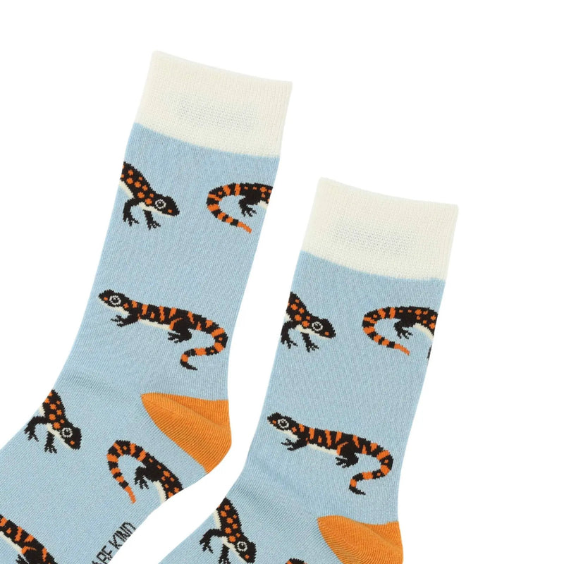 Save the Salamander Bamboo Socks by Barekind NZ
