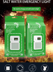 g8buynz 2pcs Salt Water Emergency Lamp 2pcs Salt Water Emergency Lamp