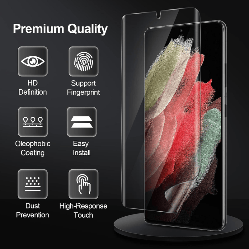 techplus Samsung Galaxy S22 Ultra Tempered Glass Screen Protector 9H HD Samsung Galaxy S22 Ultra Tempered Glass Protector 9H