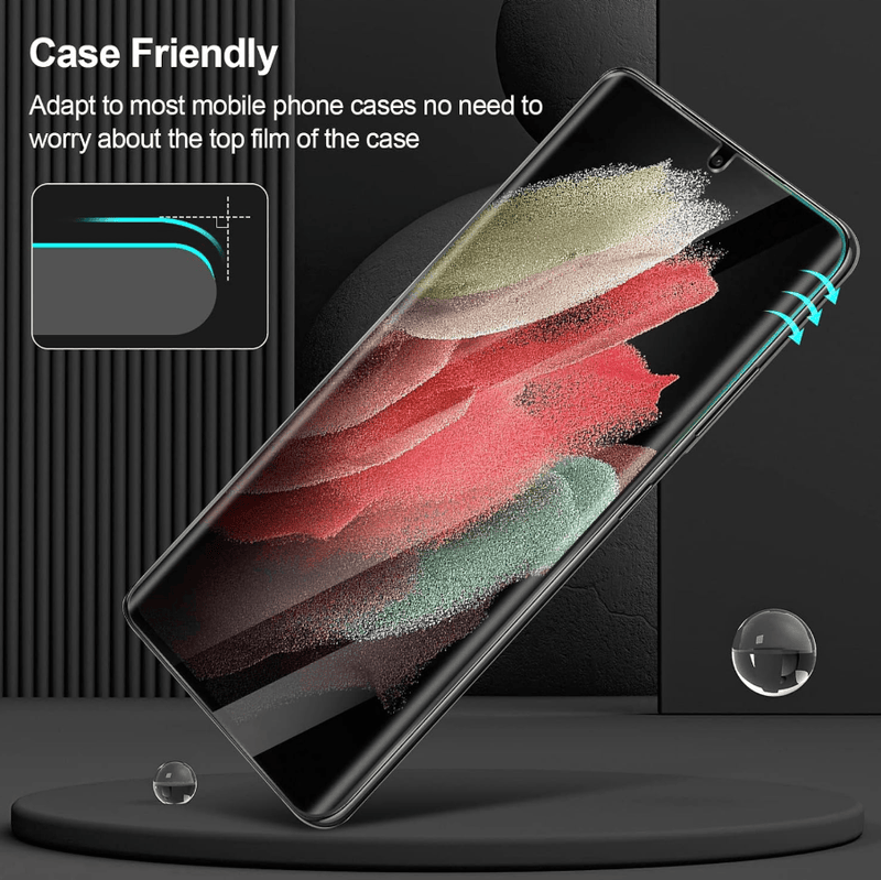 techplus Samsung Galaxy S23 Ultra Tempered Glass Screen Protector 9H HD Clear Samsung Galaxy S23 Ultra Glass Screen Protector