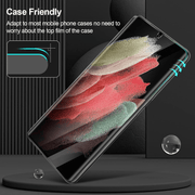 techplus Samsung Galaxy S21 Ultra Tempered Glass Screen Protector 2 Pack 9H HD Samsung Galaxy S21 Ultra Tempered Glass Protector