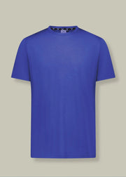 Men’s Crew Short Sleeve T-shirt – Merino Blend 180gsm, Sapphire Blue by Merino 365 NZ