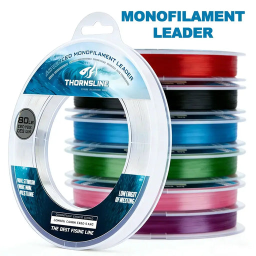 Desers Thornsline 120m 200lb Monofilament Leader Low Stretch Boat Fishing Catfish Thornsline 120m 200lb Monofilament Leader Boat Fishing