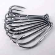 50pcs Double-backed 5/0 High Carbon Fishing Hooks by NZ Diver