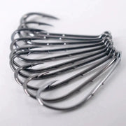 50pcs Double-backed 6/0 High Carbon Fishing Hooks by NZ Diver