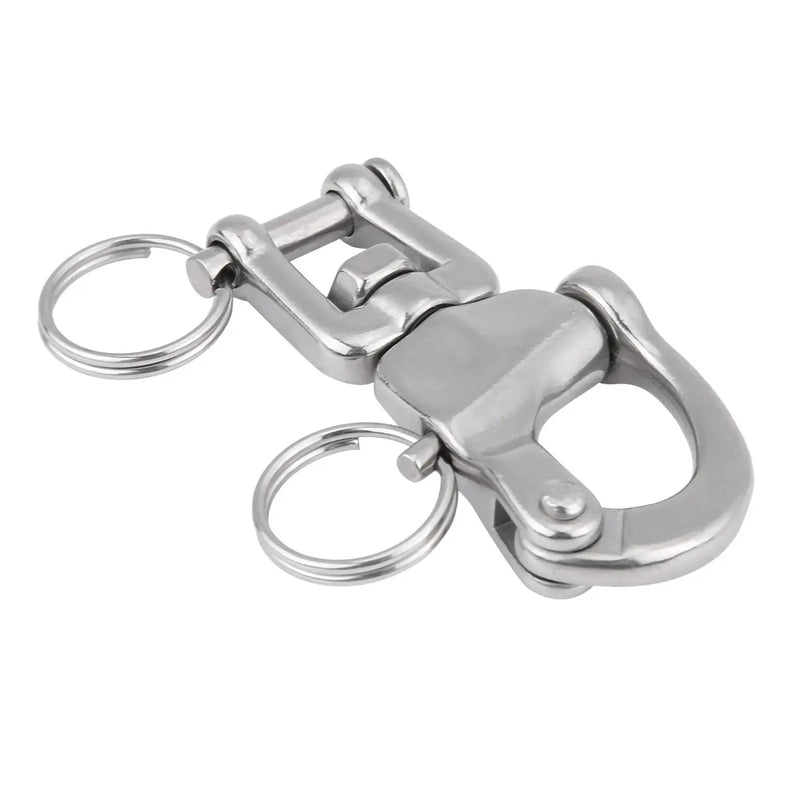 Action Outdoors Limited 316 Stainless Steel Jaw Swivel Snap Shackle For Sailboat Spinnaker Halyard 316 Stainless Jaw Swivel Snap Shackle For Spinnaker