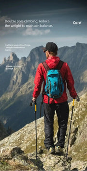 Hiking Poles Foldable 110–135 cm – 7075 Aluminium Trekking Poles PRI50119 by ECOTREK