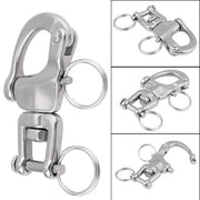 Action Outdoors Limited 316 Stainless Steel Jaw Swivel Snap Shackle For Sailboat Spinnaker Halyard 316 Stainless Jaw Swivel Snap Shackle For Spinnaker